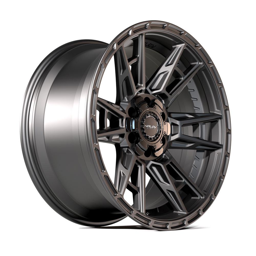 4PLAY 4PS20 17x9 5X127, 5X139.7 -6 SATIN BLACK