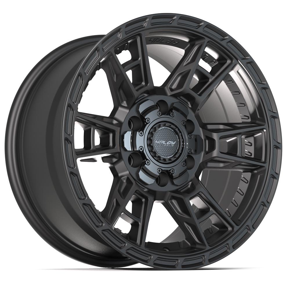 4PLAY 4PS20 17x9 6X139.7, 6X135 18 SATIN BLACK