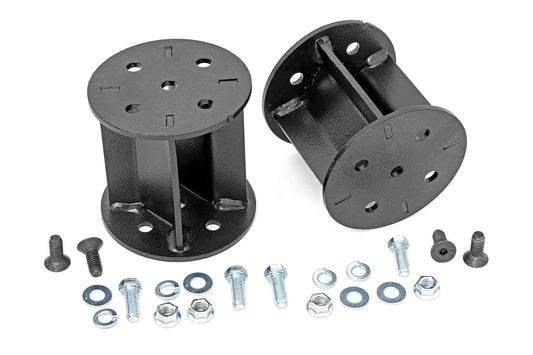 Rough Country Air Spring Spacer Kit | 6 Inch 6 Degree