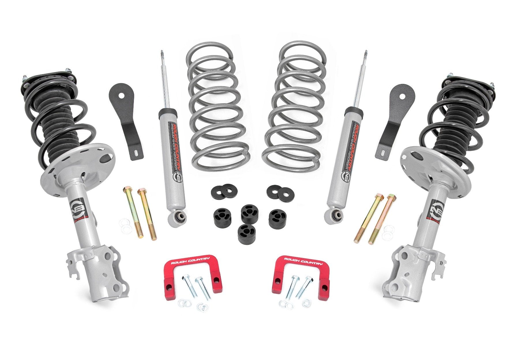 Rough Country 2.5 Inch Lift Kit | N3 Struts | Toyota RAV4 2WD/4WD (2019-2025)