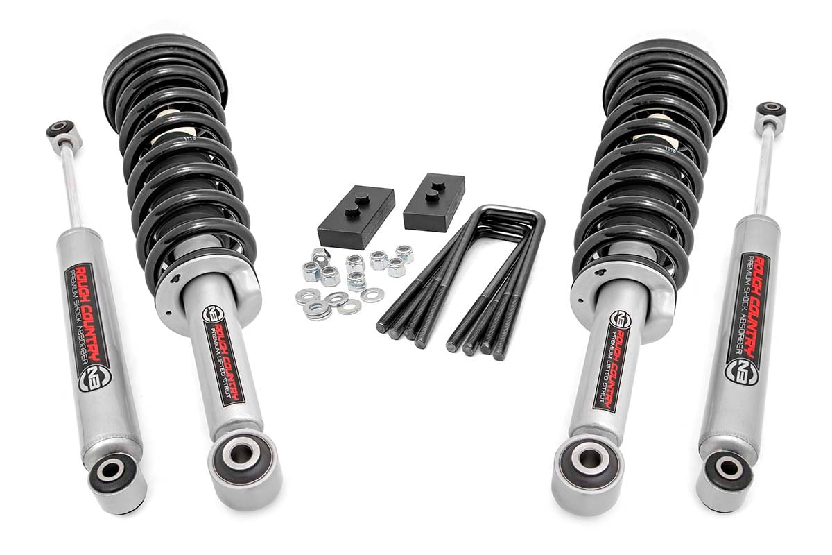 Rough Country 2 Inch Lift Kit | N3 Struts/N3 | Ford F-150 4WD (2009-2013)