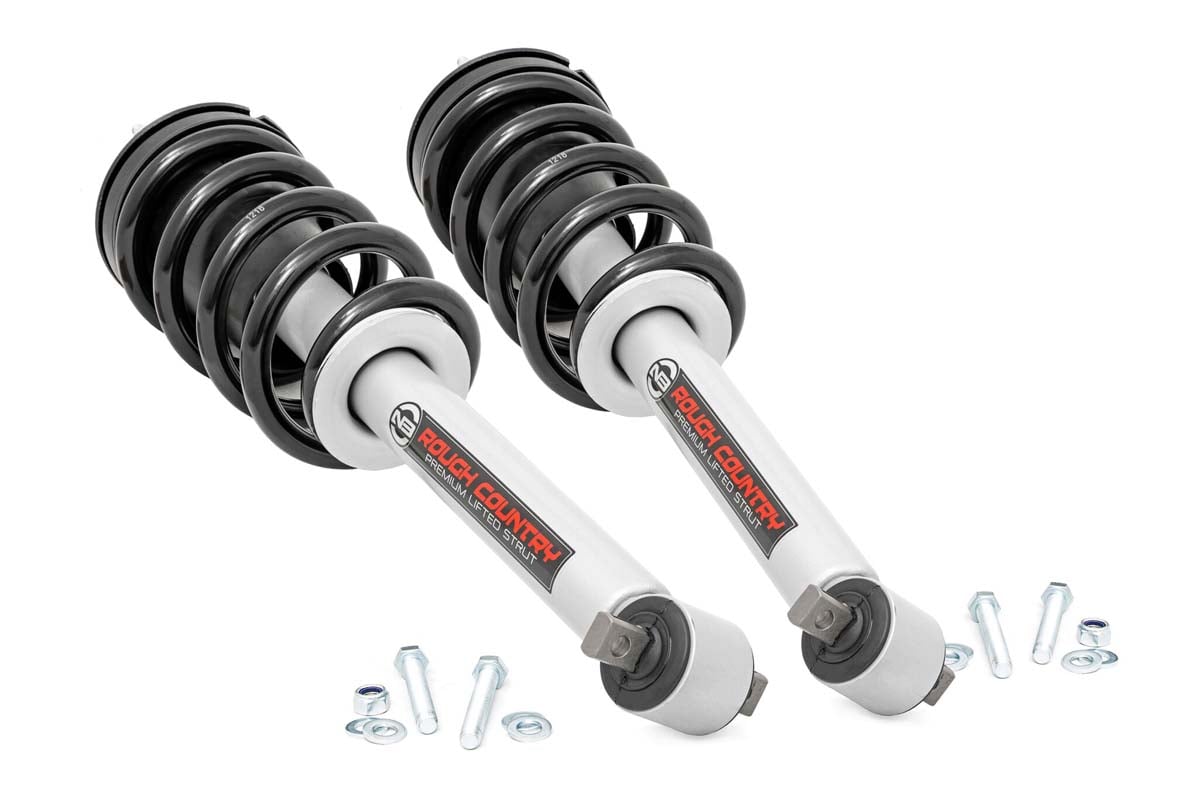 Rough Country Loaded Strut Pair | 6 Inch | Chevy Silverado 1500 2WD/4WD (2019-2026)