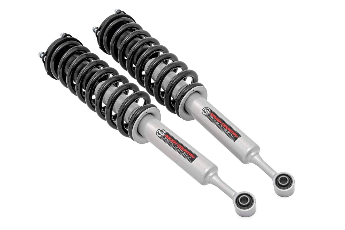 Rough Country Loaded Strut Pair | 3.5 Inch | Toyota Tundra 4WD (2007-2021)