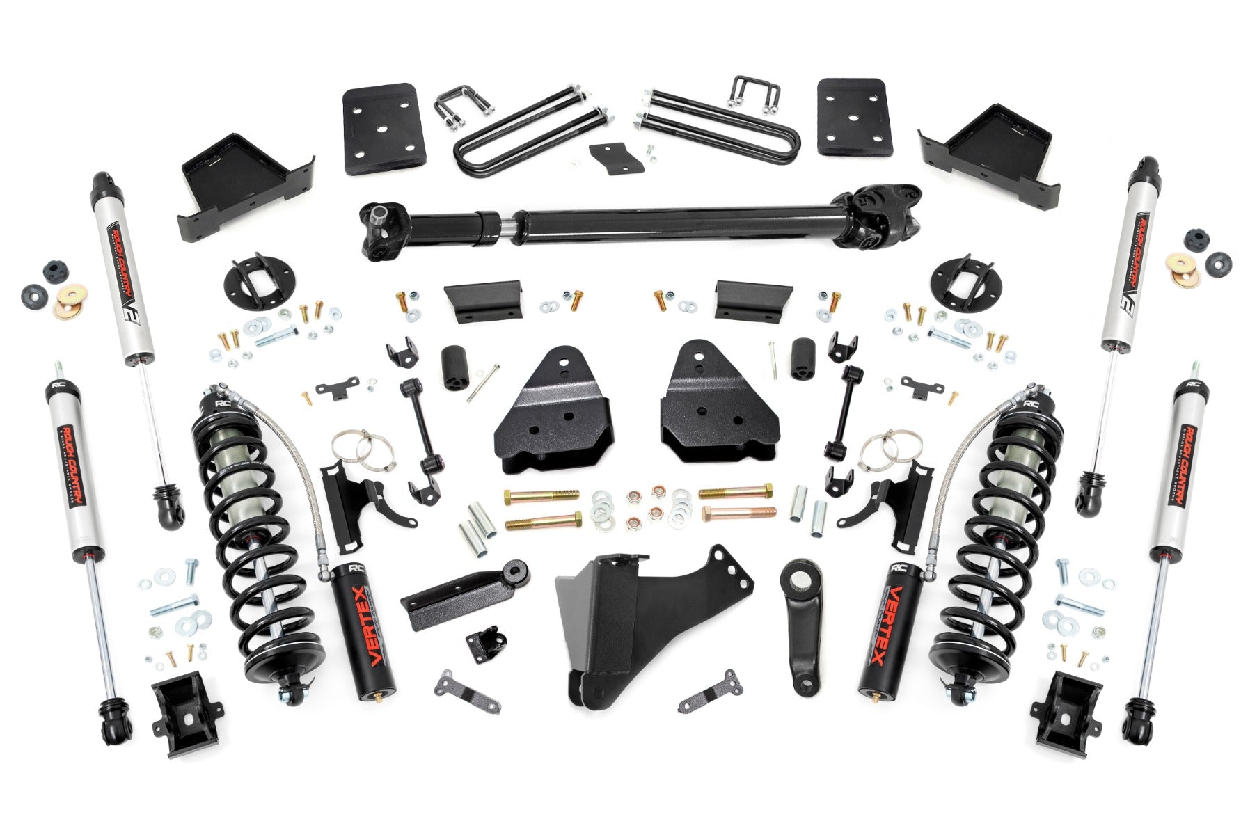 Rough Country 6 Inch Lift Kit  |  Diesel  |  FR D/S  |  C/O V2 | Ford F-250/F-350 Super Duty (17-22)