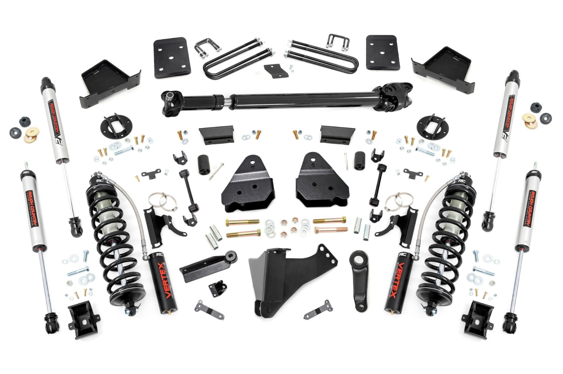 Rough Country 6 Inch Lift Kit  |  OVLDS  |  D/S  |  C/O V2 | Ford F-250/F-350 Super Duty (17-22)