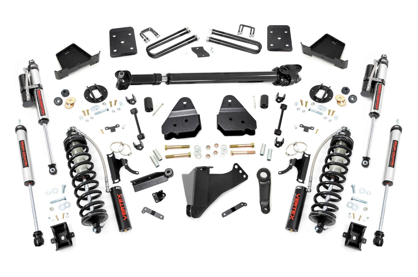 Rough Country 4.5 Inch Lift Kit  |  FR D/S  |  C/O Vertex | Ford F-250/F-350 Super Duty (17-22)