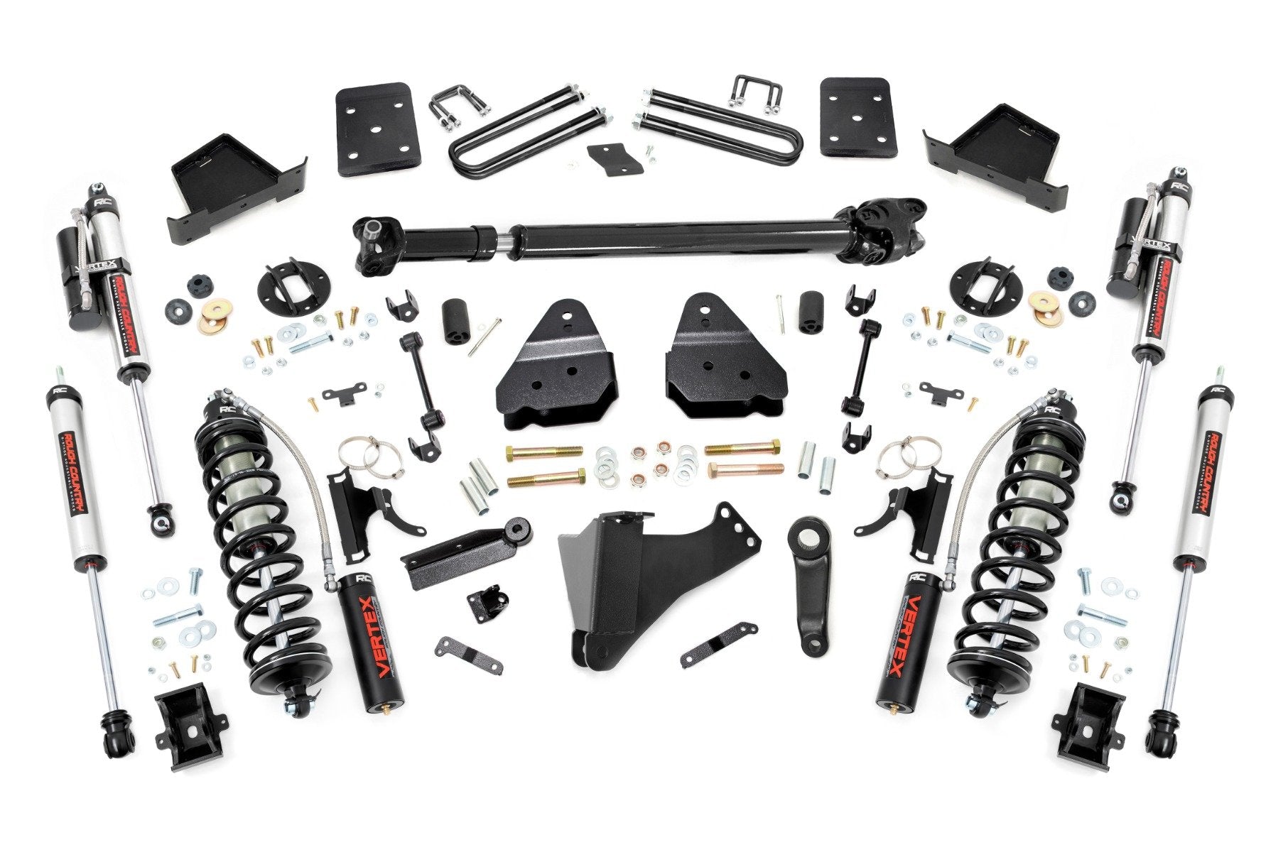 Rough Country 4.5 Inch Lift Kit  |  FR D/S  |  C/O Vertex | Ford F-250/F-350 Super Duty (17-22)