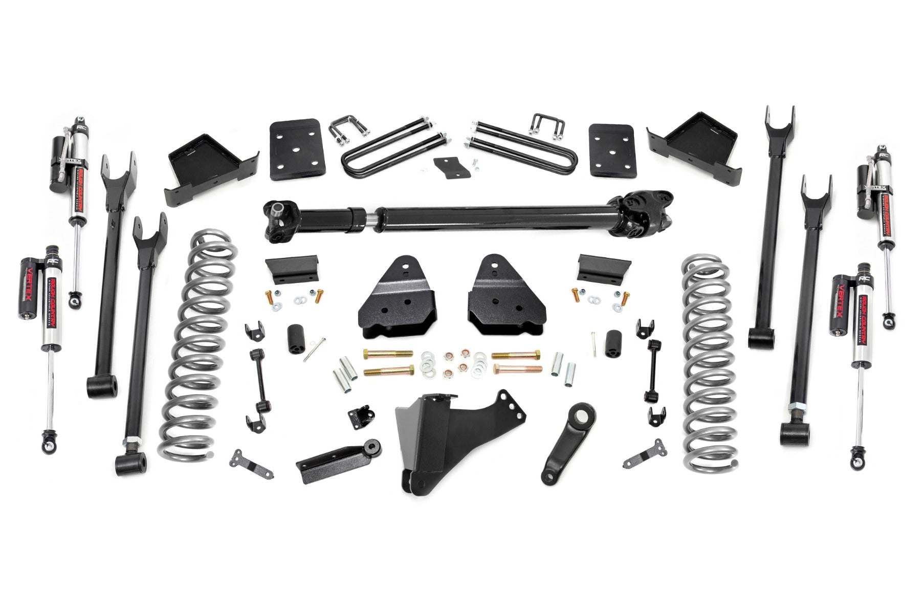 Rough Country 6 Inch Lift Kit | 4-Link | D/S | Vertex | Ford F-250/F-350 Super Duty (17-22)