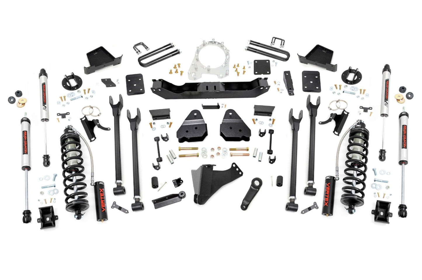 Rough Country 6 Inch Lift Kit | Diesel | 4 Link | OVLD | Ford F-250/F-350 Super Duty (17-22)