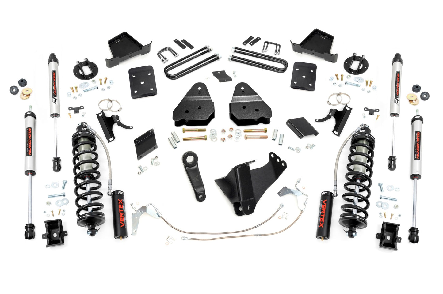 Rough Country 6 Inch Lift Kit  |  Diesel  |  OVLD  |  C/O V2 | Ford F-250 Super Duty (15-16)