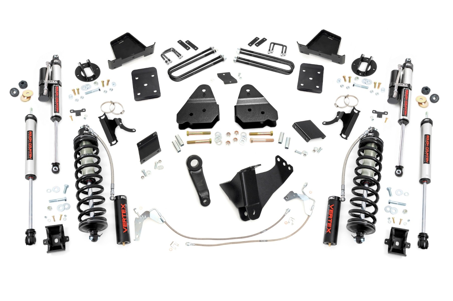 Rough Country 6 Inch Lift Kit  |  Gas  |  OVLD  |  C/O Vertex | Ford F-250 Super Duty (11-14)