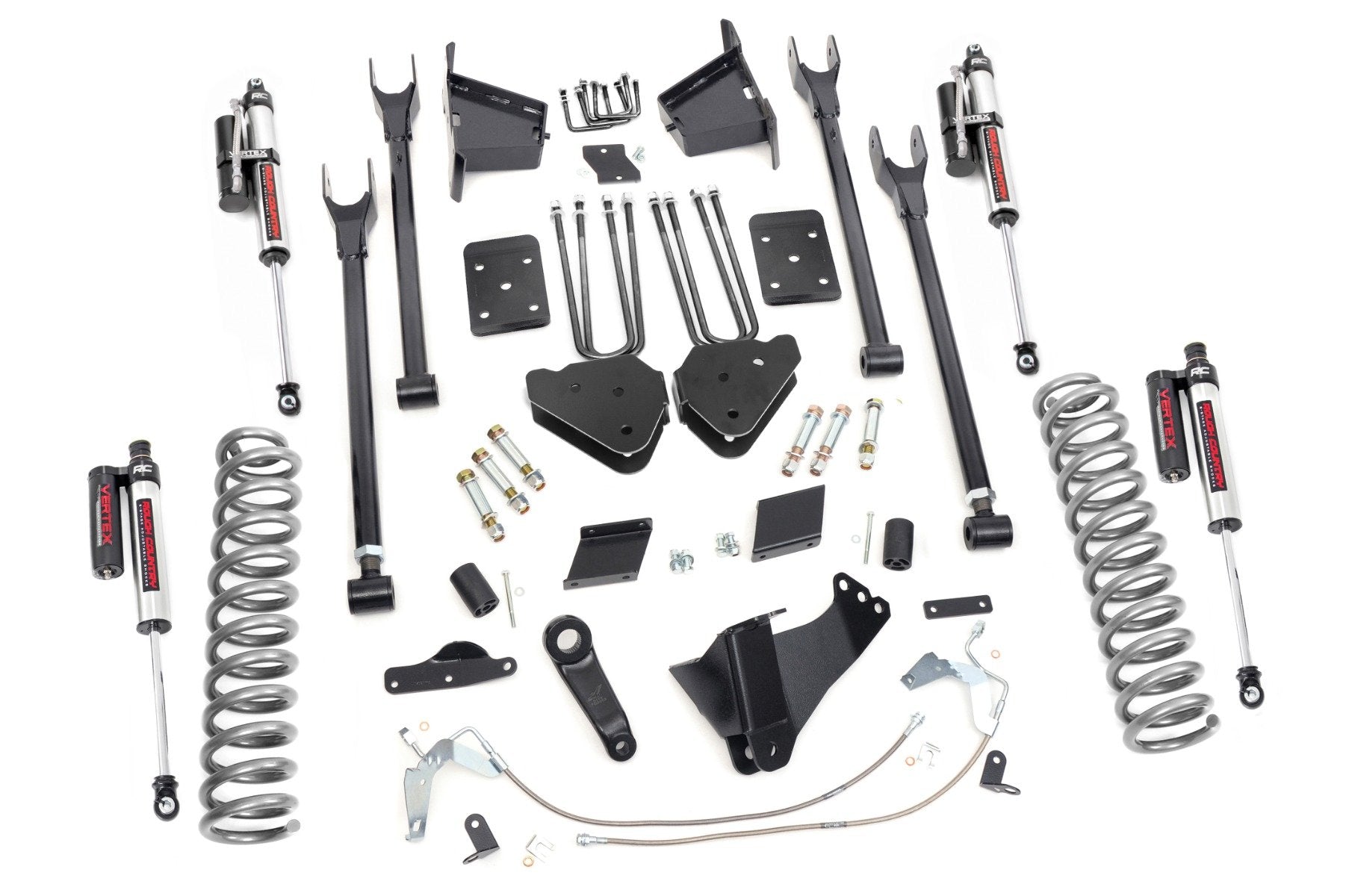 Rough Country 6 Inch Lift Kit | 4-Link | No OVLD | Vertex | Ford F-250 Super Duty (11-14)