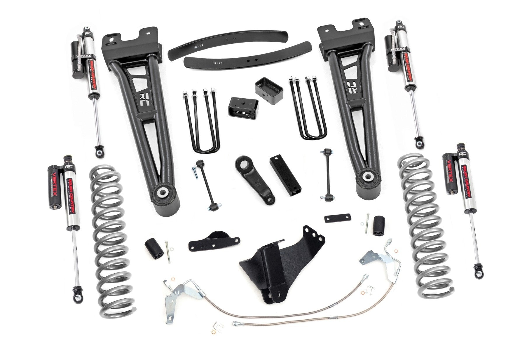 Rough Country 6 Inch Lift Kit | Diesel | Radius Arm | Vertex | Ford F-250/F-350 Super Duty (08-10)
