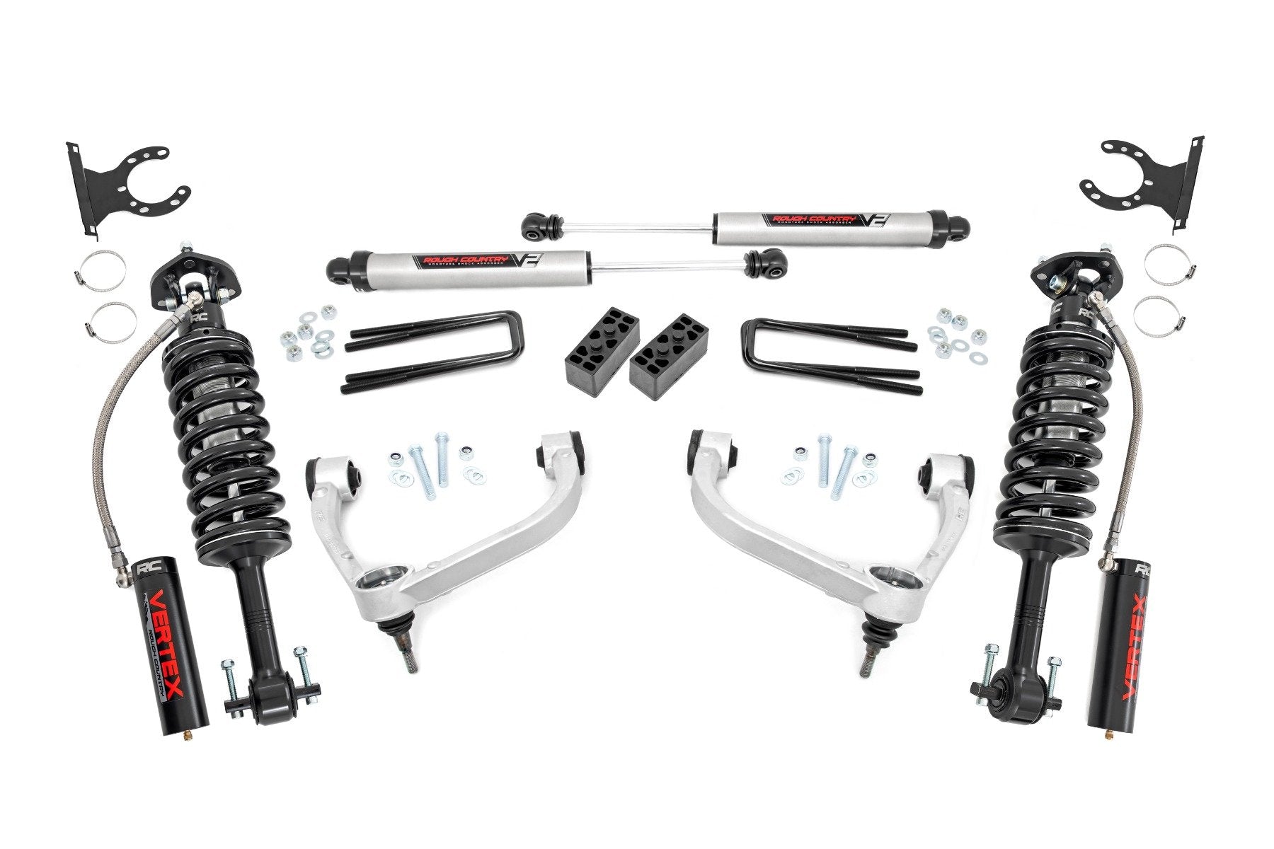 Rough Country 3 Inch Lift Kit | UCAs | Vertex/V2 | Ford F-150 4WD (2014-2020)