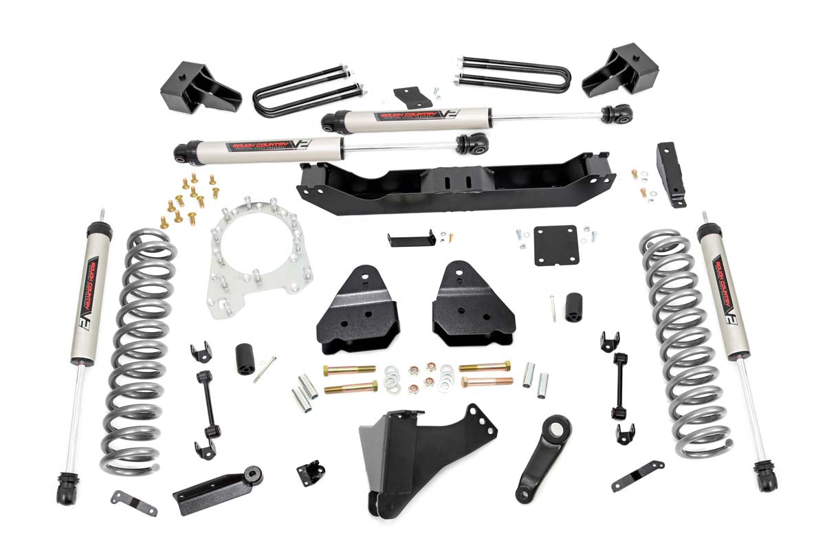 Rough Country 4.5 Inch Lift Kit | Dually | V2 | Ford F-350 Super Duty 4WD (2017-2022)
