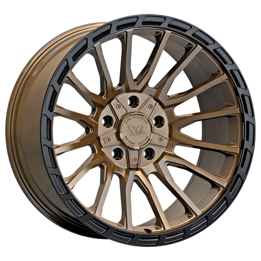 Evok EV601 Custom Wheel Gloss Bronze & Black Ring