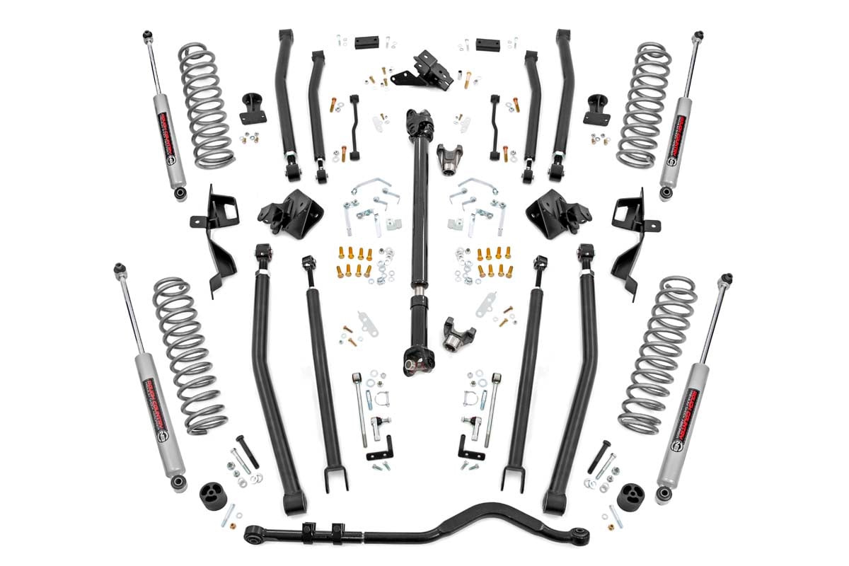 Rough Country 6 Inch Lift Kit | Long Arm | Jeep Wrangler Unlimited 4WD (2018-2023)