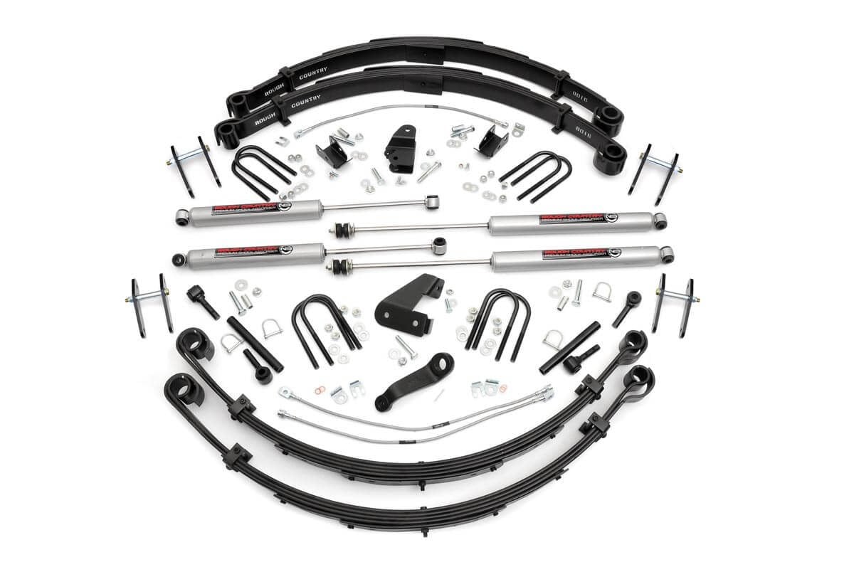 Rough Country 6 Inch Lift Kit | Manual Steer | Jeep Wrangler YJ 4WD (1987-1995)