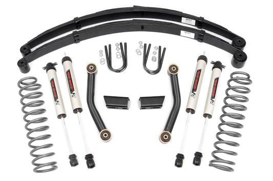 Rough Country 3 Inch Lift Kit | Series II | RR Springs | V2 | Jeep Cherokee XJ (84-01)