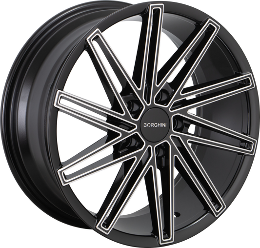 BORGHINI 65 BLACK AND MILLED