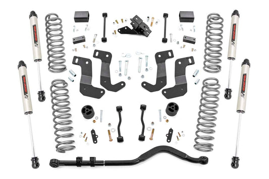 Rough Country 3.5 Inch Lift Kit | C/A Drop | Stage 1 | V2 | Jeep Wrangler Unlimited (18-23)