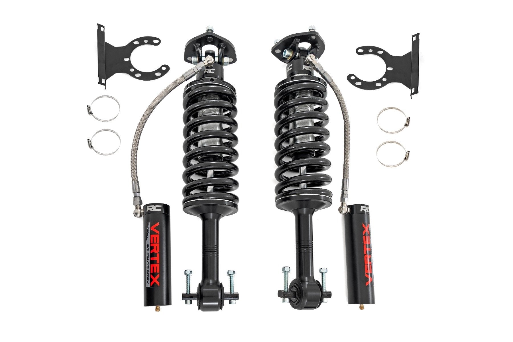 Rough Country Vertex 2.5 Reservoir Coilovers | Front | 5.5-6.5" | Ford F-150 4WD (14-25)