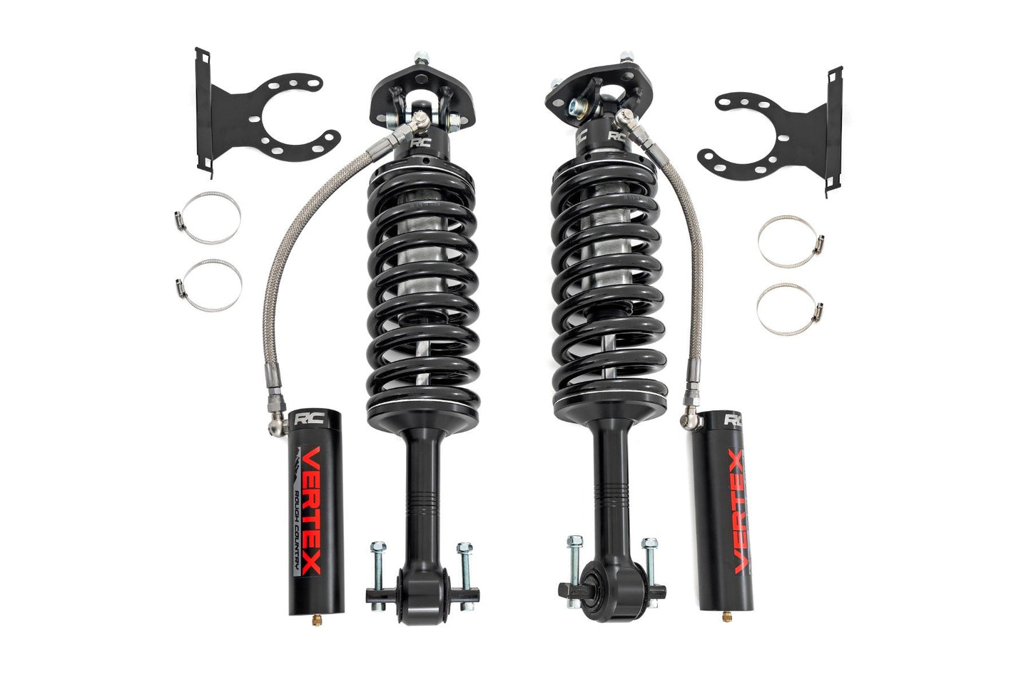 Rough Country Vertex 2.5 Reservoir Coilovers | Front | 6.5-7.5" | Ford F-150 2WD (14-25)