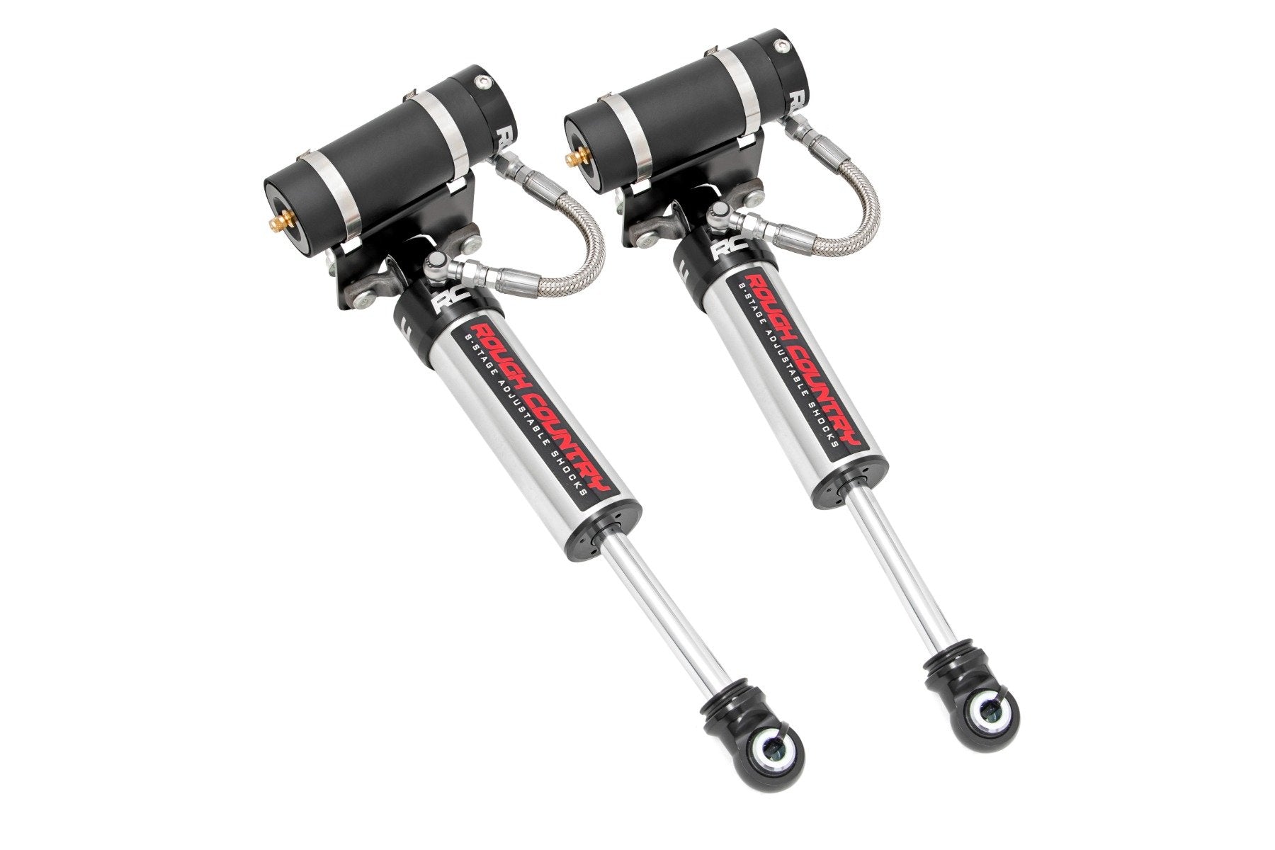 Rough Country Vertex 2.5 Reservoir Front Shocks | 5-7.5" | NTD Lifts Only | Chevy/GMC 2500HD/3500HD (11-26)