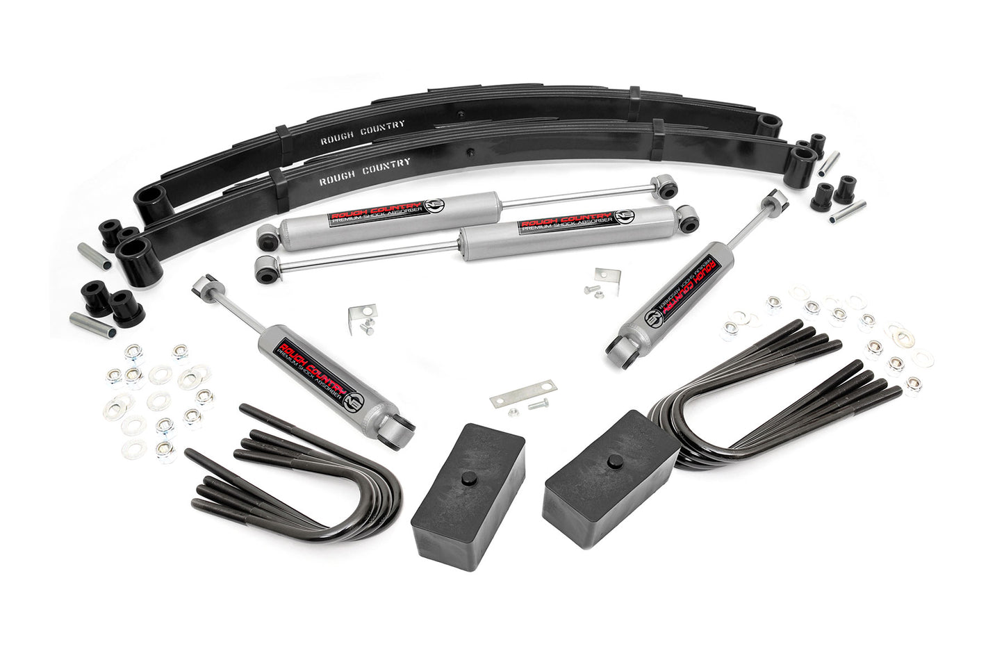 Rough Country 2 Inch Lift Kit | Rear Blocks | Chevy/GMC 3/4-Ton Suburban/C20/K20 Truck/C25/K25 Truck (73-76)