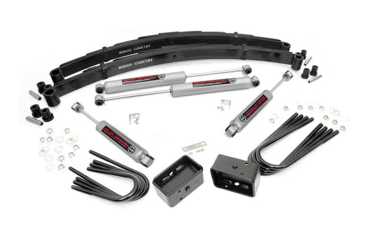 Rough Country 2 Inch Lift Kit | RR Blocks | Chevy Half-Ton Suburban/K5 Blazer 4WD (88-91)