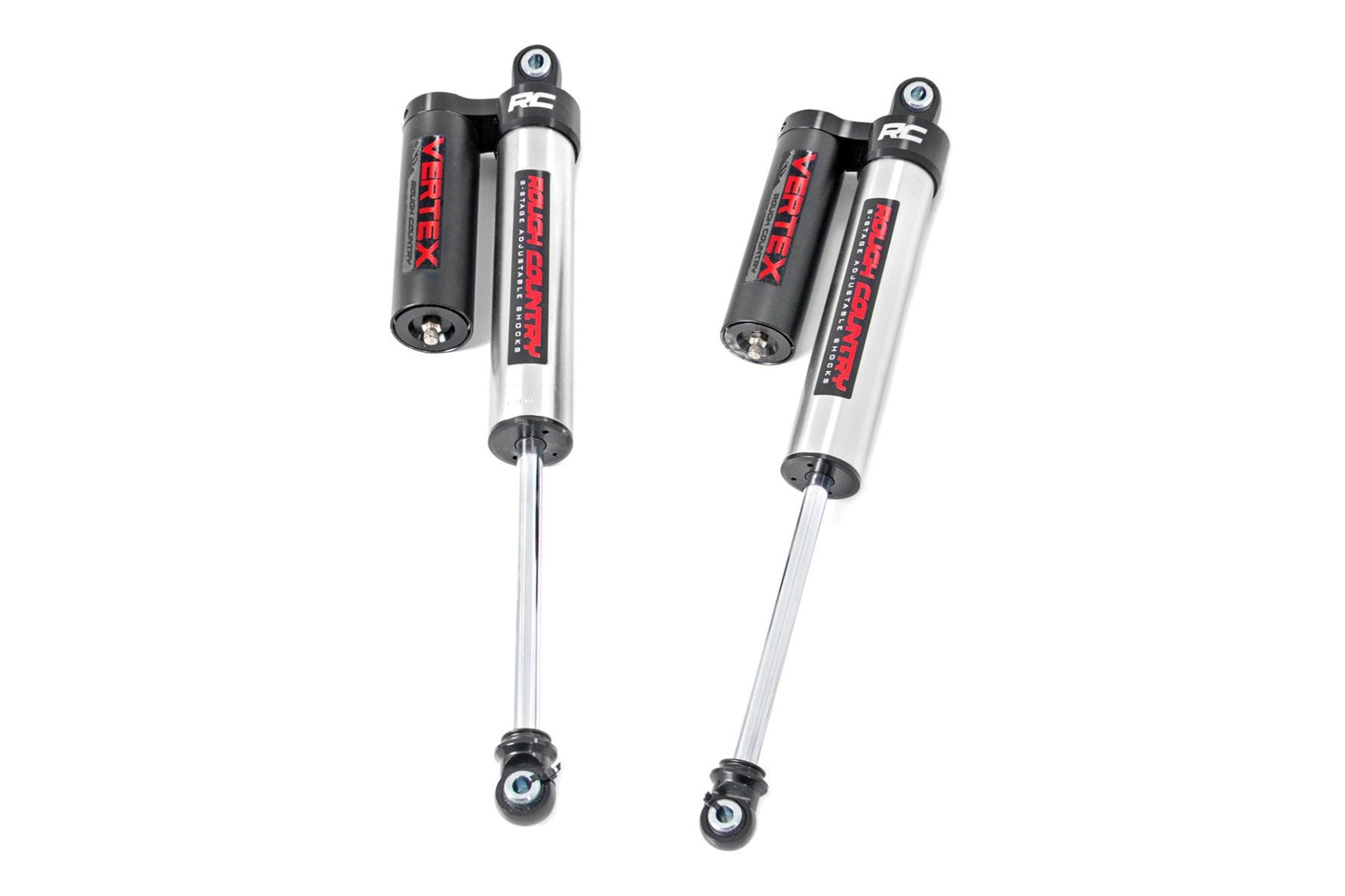 Rough Country Vertex 2.5 Reservoir Rear Shocks | 4-6.5" | Ford F-150 4WD (2009-2025)