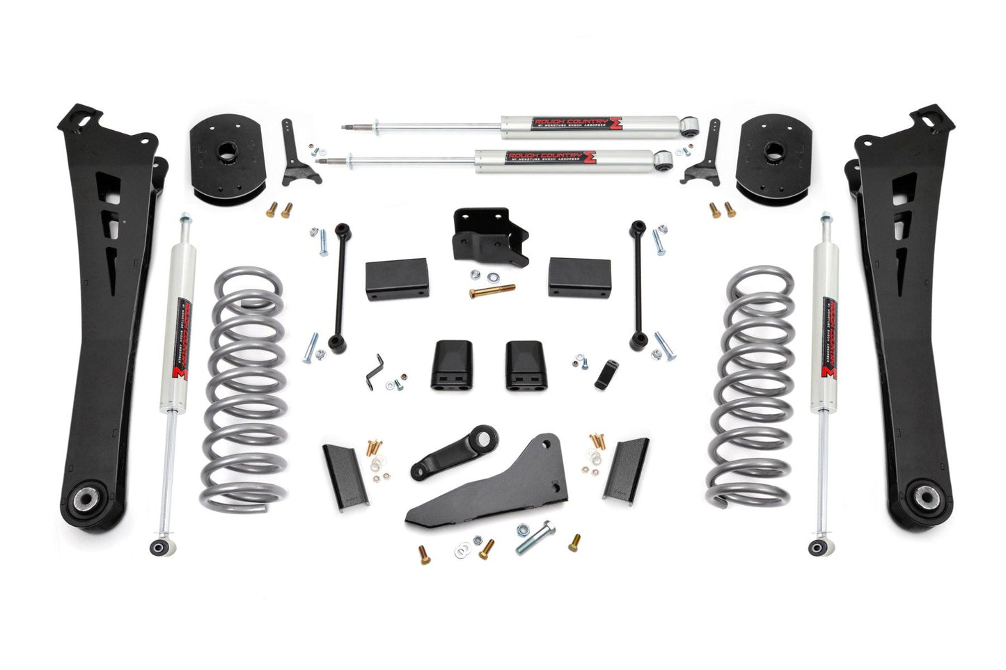 Rough Country 5 Inch Lift Kit | FR Gas Coil | Radius Arms | M1 | Ram 2500 4WD (2014-2018)