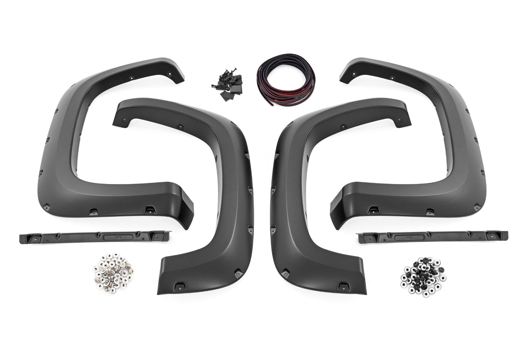 Rough Country Pocket Fender Flares | GBA Black | Chevy Silverado 2500 HD/3500 HD (20-26)