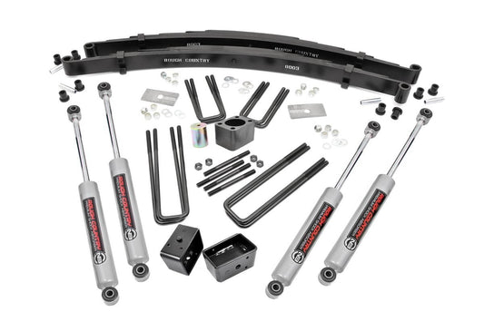 Rough Country 4 Inch Lift Kit | Rear Blocks | Dodge W100 Truck/W200 Truck 4WD (1974-1977)