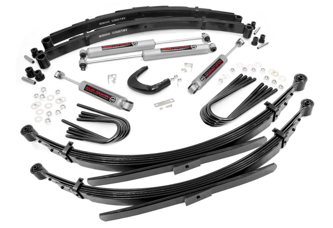 Rough Country 6 Inch Lift Kit | 52 Inch Rear Springs | Chevy/GMC C10/K10 Truck & SUV/K5 Blazer (73-76)
