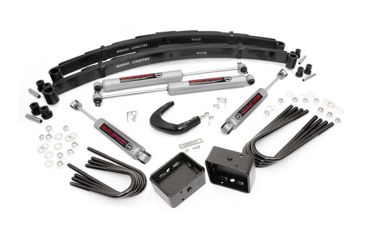 Rough Country 4 Inch Lift Kit | RR Blocks | Chevy/GMC C10/K10 Truck & SUV/K5 Blazer (73-76)