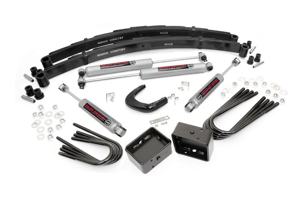 Rough Country 4 Inch Lift Kit | Chevy/GMC C20/K20 C25/K25 Truck/Half-Ton Suburban (77-91)