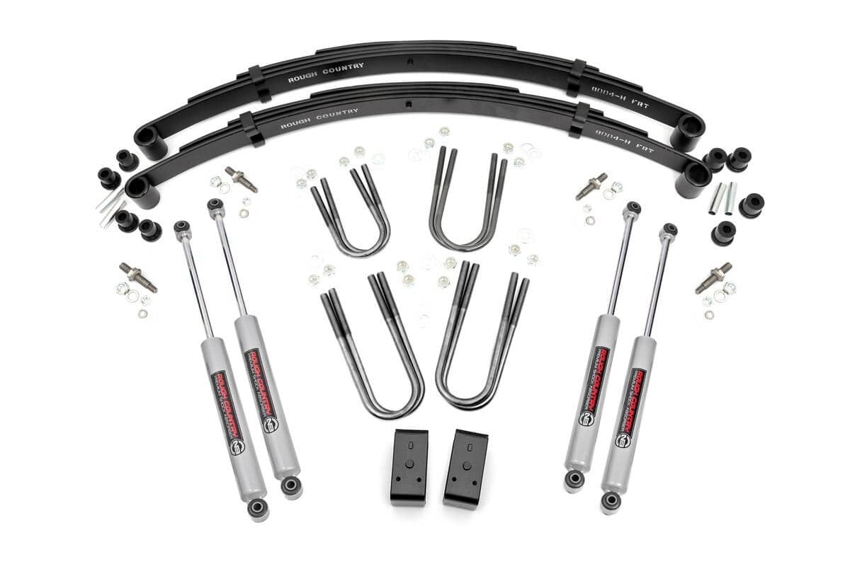 Rough Country 3 Inch Lift Kit | Rear Blocks | Jeep Grand Wagoneer/J10 Truck/J20 Truck/Wagoneer 4WD