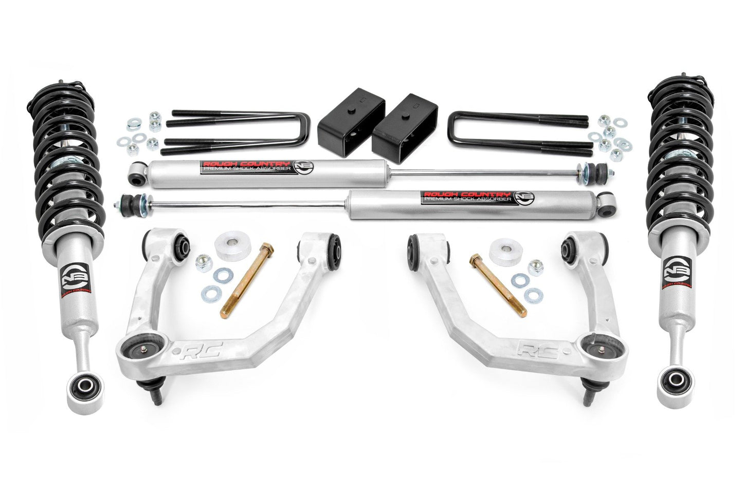 Rough Country 3.5 Inch Lift Kit | UCA | N3 Struts | Toyota Tacoma 2WD/4WD (2005-2023)