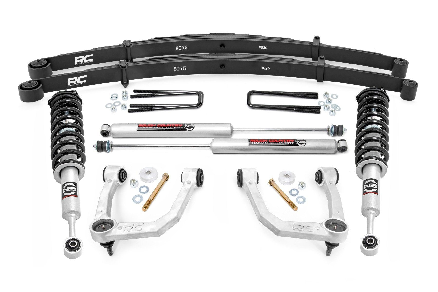 Rough Country 3.5 Inch Lift Kit | UCA | N3 Struts | Toyota Tacoma 2WD/4WD (2005-2023)