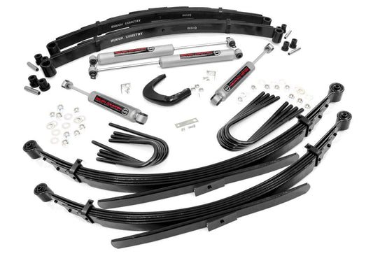 Rough Country 4 Inch Lift Kit | Chevy/GMC C10/K10 Truck & SUV/K5 Blazer 4WD (1977-1991)