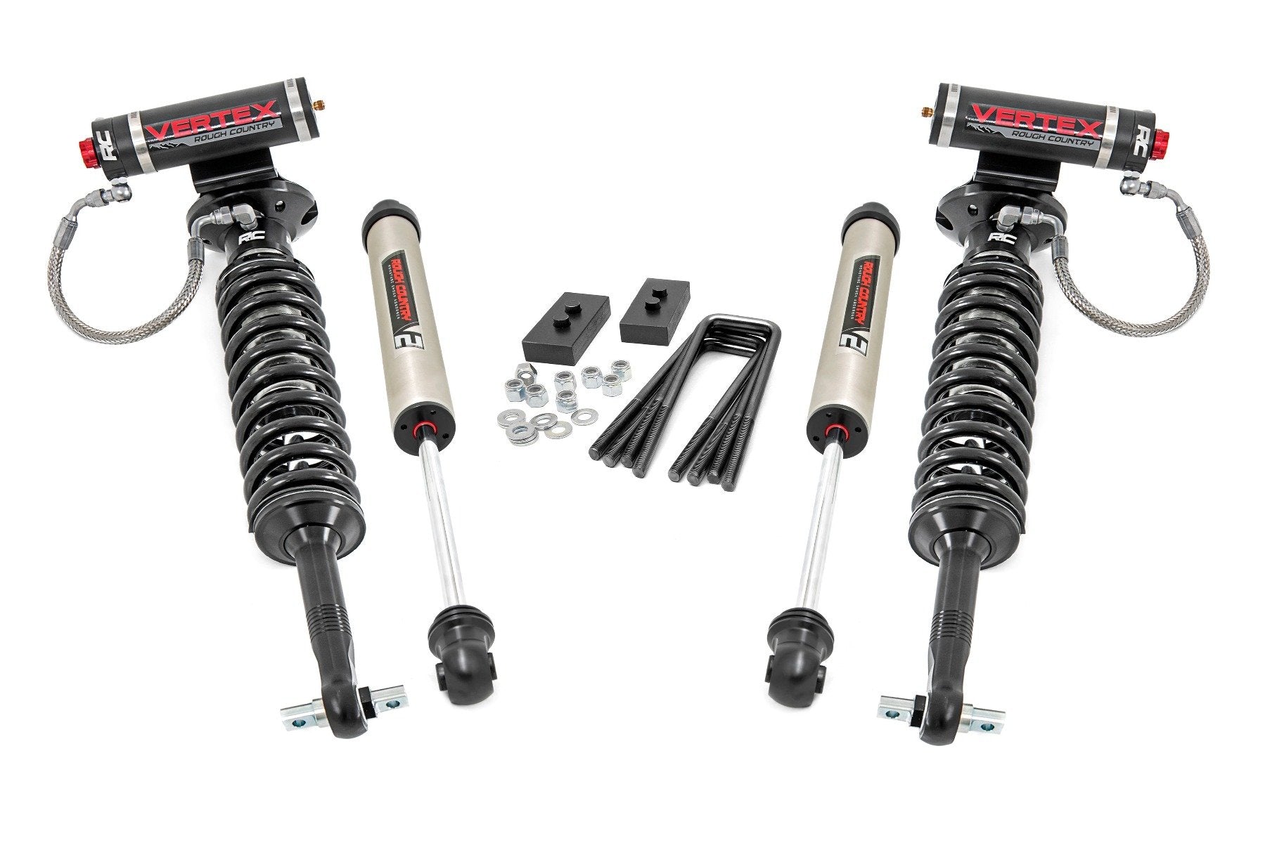 Rough Country 2 Inch Lift Kit | Vertex/V2 | Ford F-150 4WD (2021-2025)