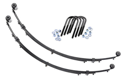 Rough Country Front Leaf Springs | 4" Lift | Pair | Jeep Wrangler YJ 4WD (1987-1995)