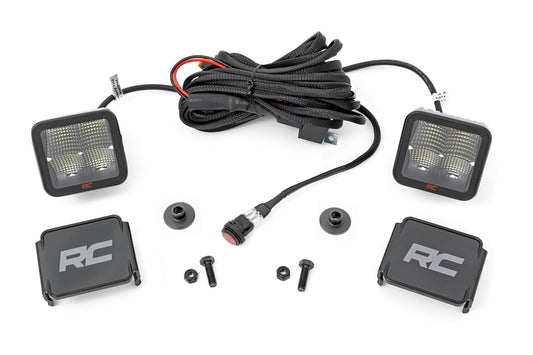 Rough Country LED Light Kit | Ditch Mount | 2" Spectrum Pair | Spot Pattern | Ford Bronco (21-25)
