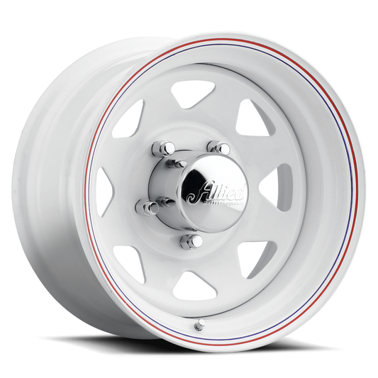 Allied Wheel Components 8 Spoke wheel White RBPS