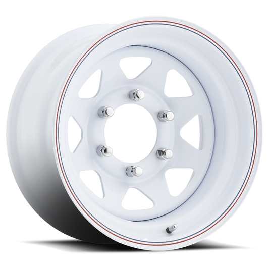 Allied Wheel Components 8 Spoke wheel White