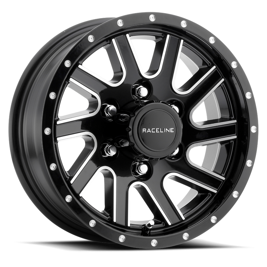 Raceline 820 Twisted wheel Black And Milled
