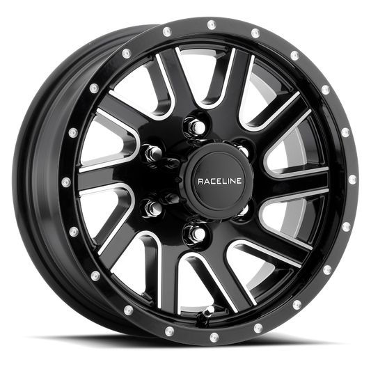 Raceline 820 Twisted wheel Black And Milled