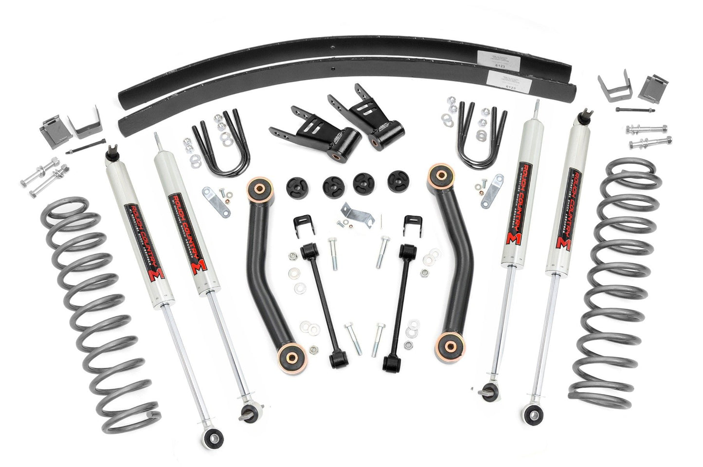 Rough Country 4.5 Inch Lift Kit | M1 | Rear AAL | Jeep Cherokee XJ 2WD/4WD (1984-2001)