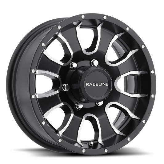 Raceline 860 Mamba wheel Black Machined Face